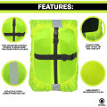 HiVisible Reflective Waterproof Rucksack Regenhülle